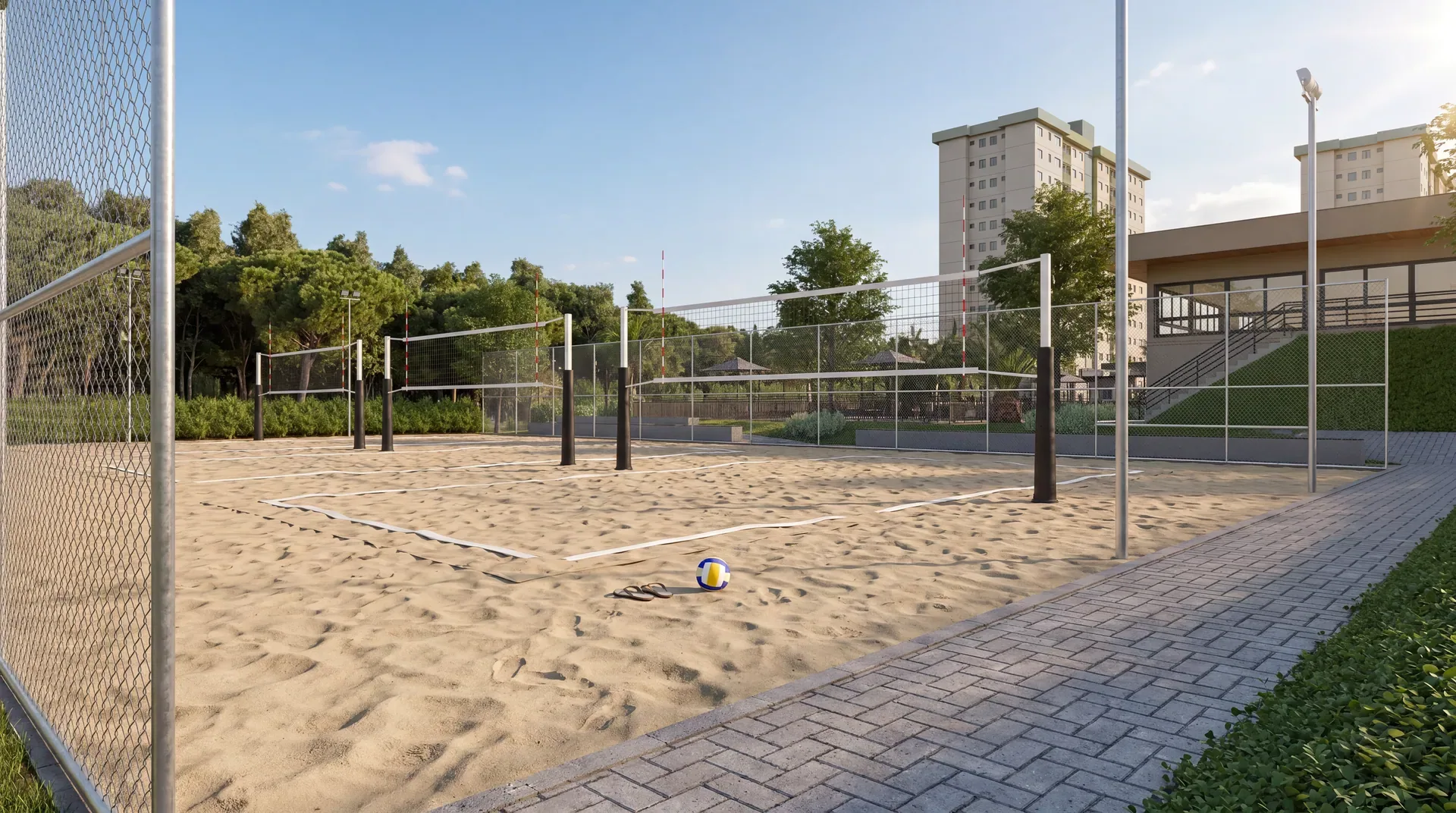Quadras de areia